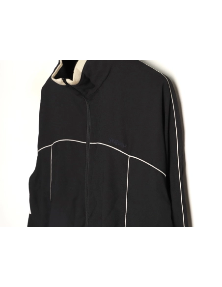 Saint Laurent Paris Striped Stand Collar Jacket,Saint Laurent