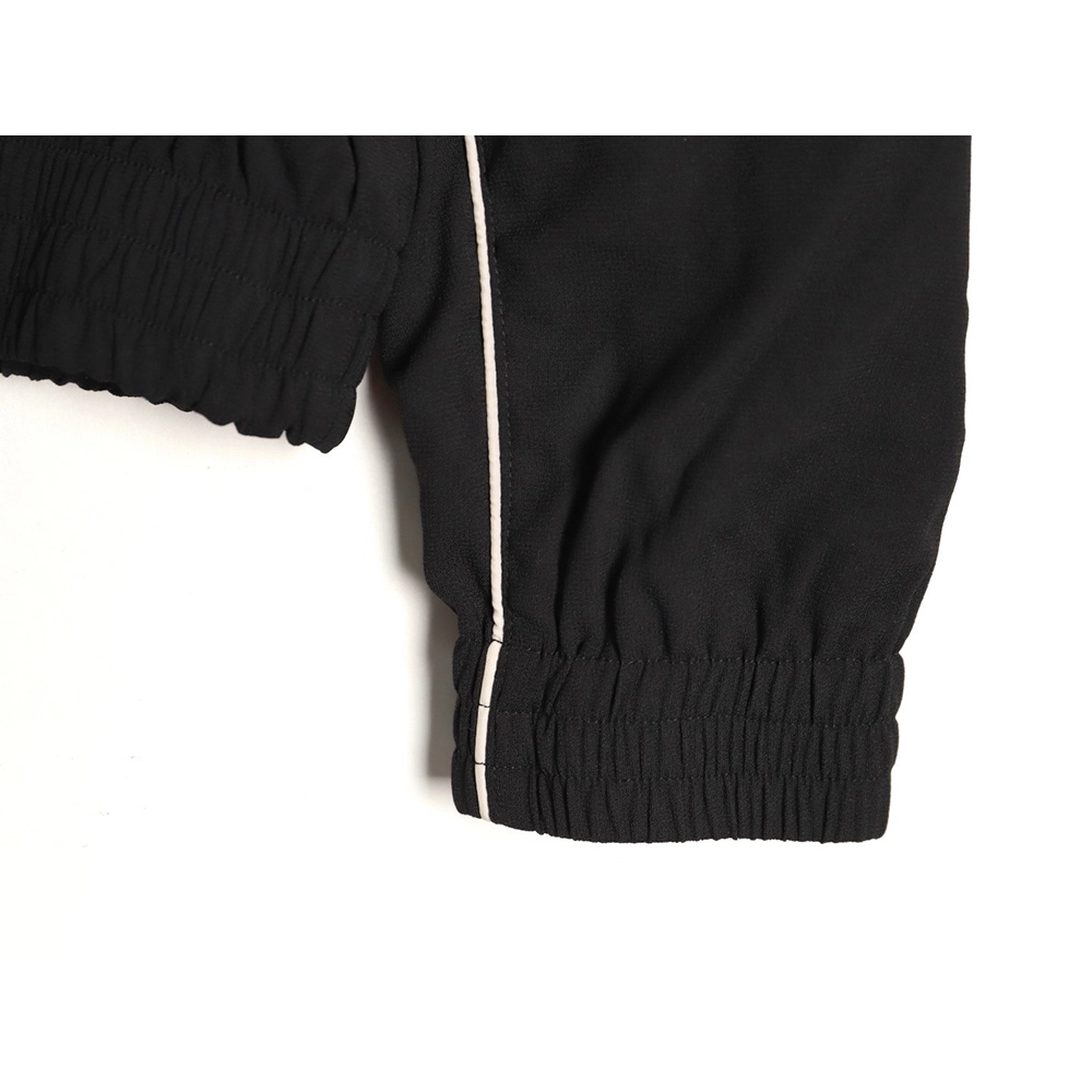 Saint Laurent Paris Striped Stand Collar Jacket,Saint Laurent