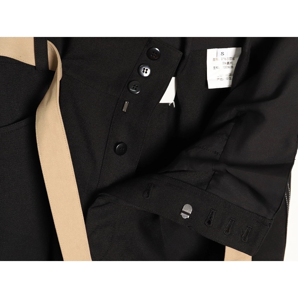 Maison Margiela belt topstitching trousers,MAISON MARGIELA