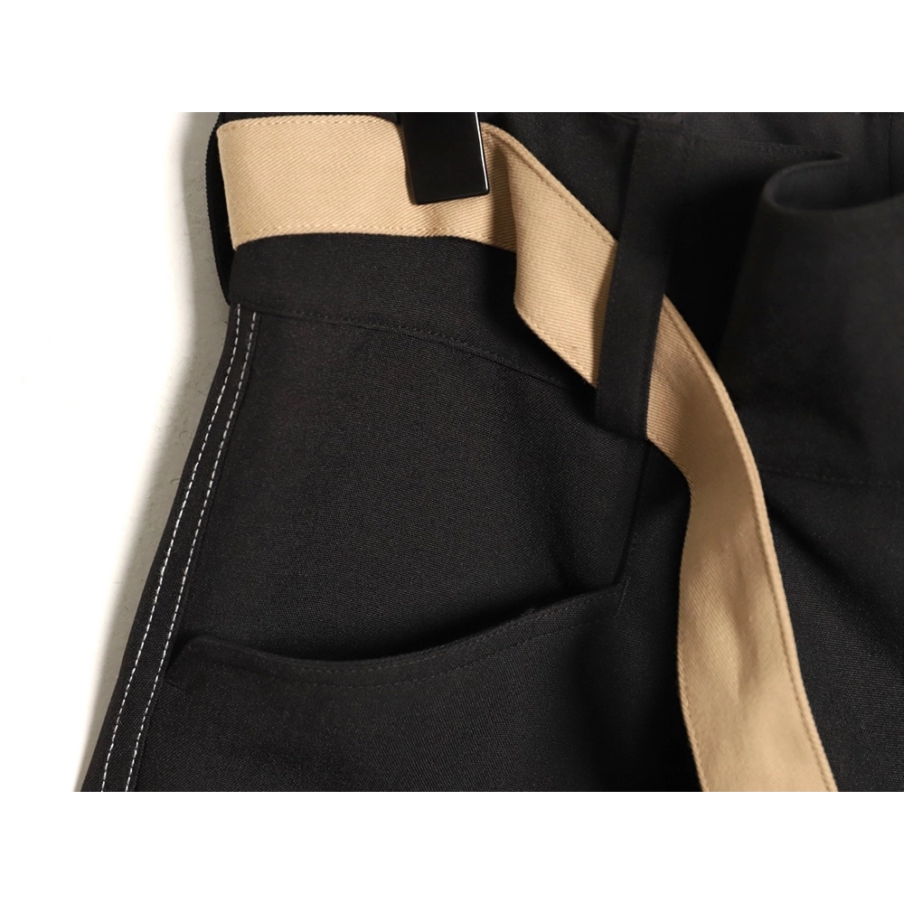 Maison Margiela belt topstitching trousers,MAISON MARGIELA