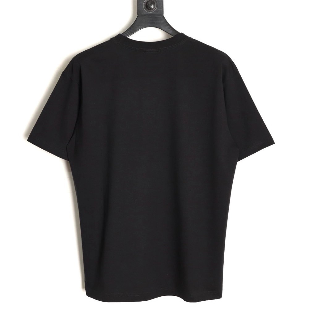 Supreme Cartoon Logo Letter Print Crew Neck Short Sleeve T-Shirt,Supreme