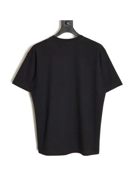 Supreme Cartoon Logo Letter Print Crew Neck Short Sleeve T-Shirt,Supreme