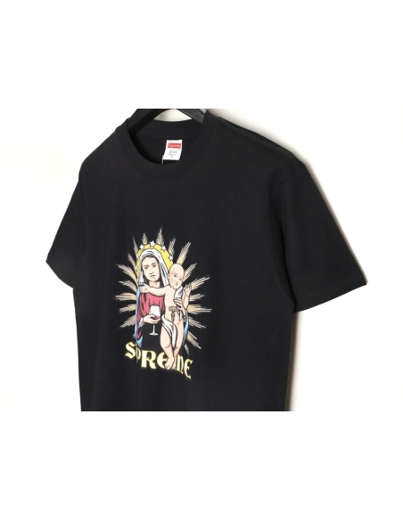 Supreme Print Crew Neck Short Sleeve T-Shirt,Supreme