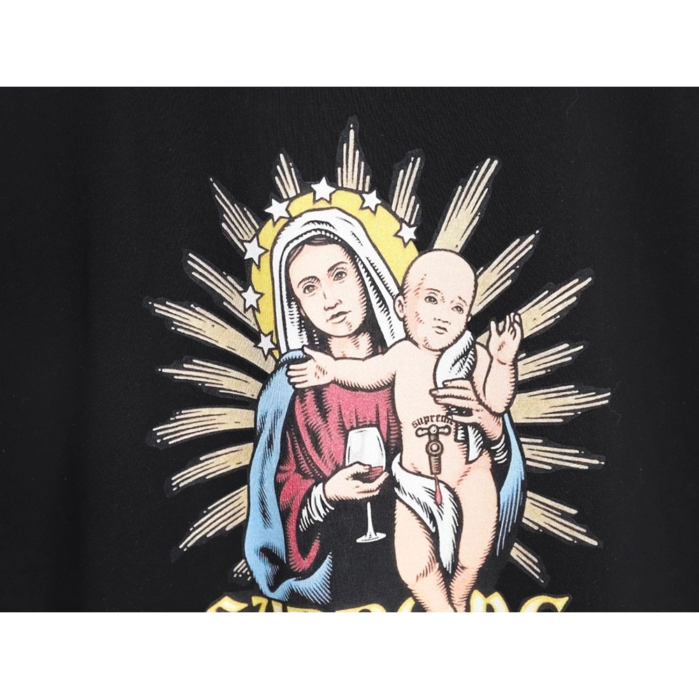 Supreme Print Crew Neck Short Sleeve T-Shirt,Supreme