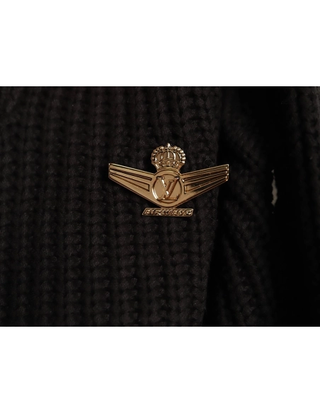 Louis Vuitton wool blend half-zip pullover knit sweater,Louis Vuitton