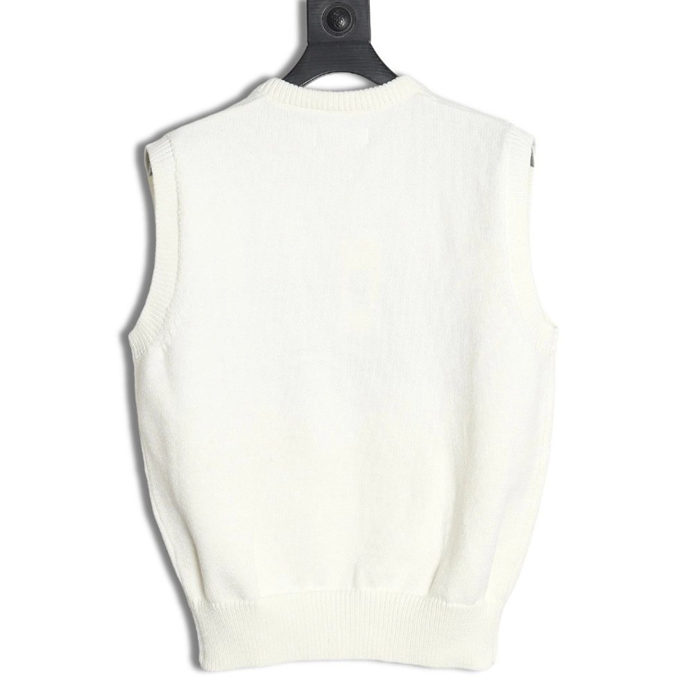 Maison Margiela Intarsia Knit Vest,MAISON MARGIELA