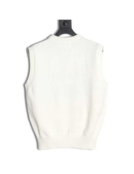 Maison Margiela Intarsia Knit Vest,MAISON MARGIELA