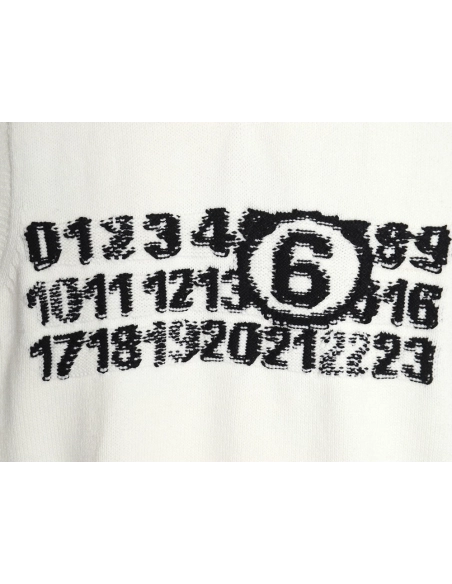 Maison Margiela Intarsia Knit Vest,MAISON MARGIELA