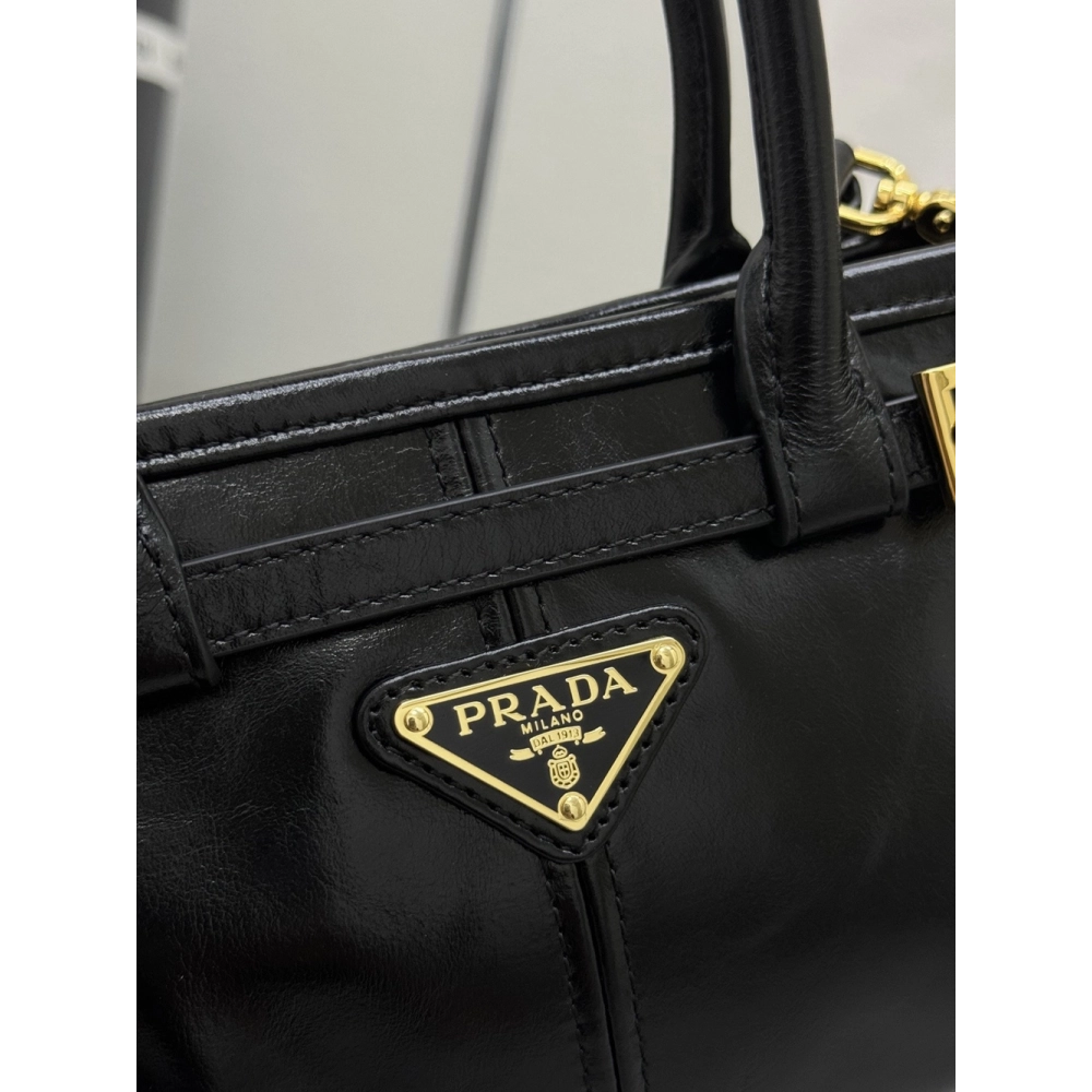 Prada Bonnie leather mini handbags 1BA486 23.5X12X9cm,Prada Bags