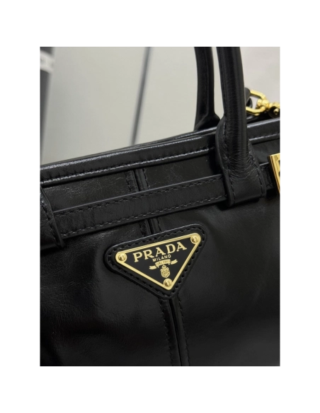 Prada Bonnie leather mini handbags 1BA486 23.5X12X9cm,Prada Bags