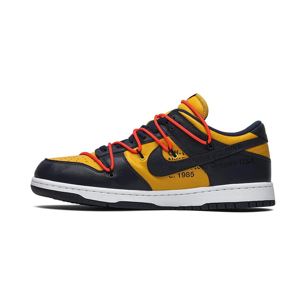 OffWhite x Dunk Low University Gold,Dunk SB,NIKE SHOES Reps