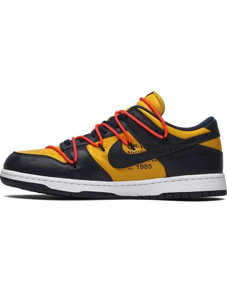 OffWhite x Dunk Low University Gold,Dunk SB,NIKE SHOES Reps