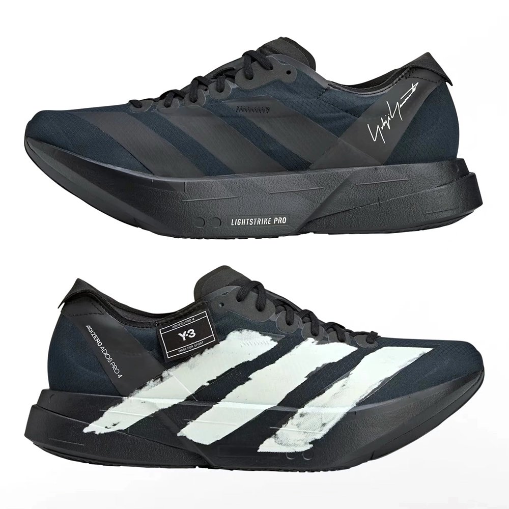 Adidas Y-3 Adizero Adios Pro 4 Black Off White,ADIDAS Y-3