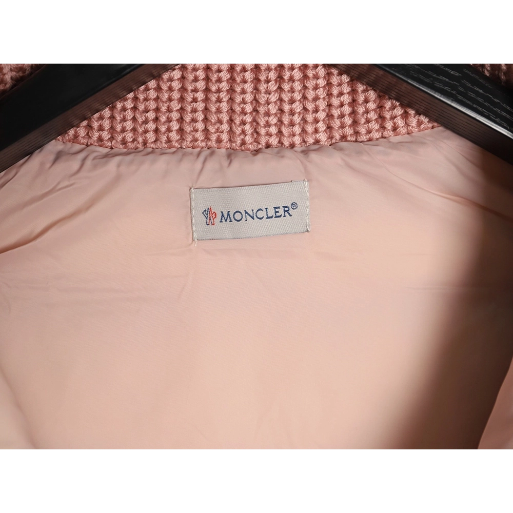 Moncler Womens lambswool patchwork down jacket,Moncler