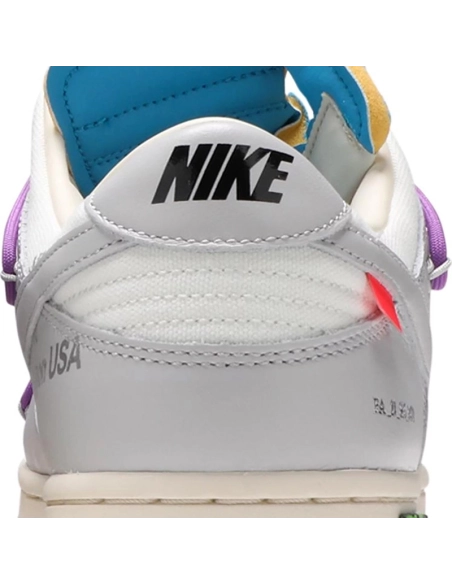 OffWhite x Dunk Low Lot 47 of 50,Dunk SB,NIKE SHOES Reps