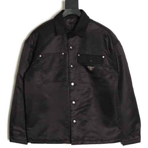 Prada flip-pocket down jacket,Prada