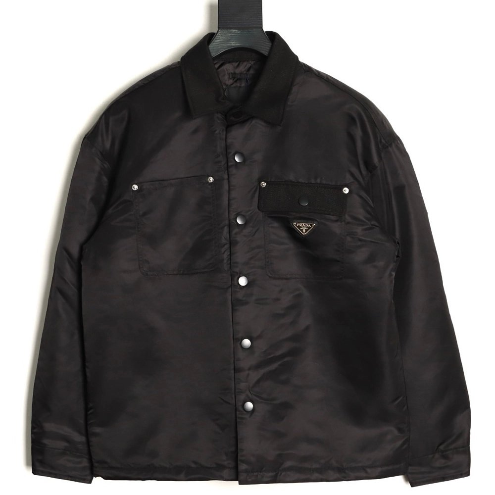 Prada flip-pocket down jacket,Prada