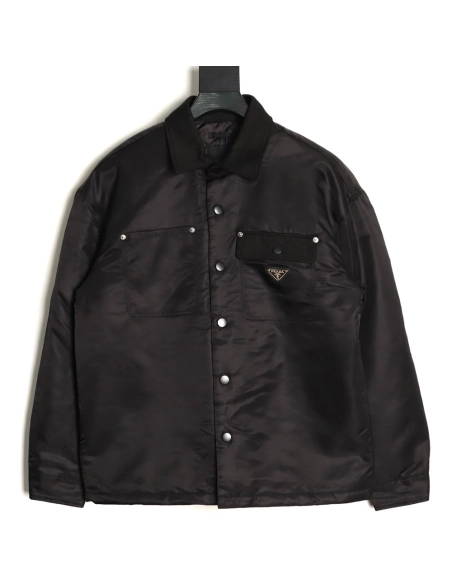Prada flip-pocket down jacket,Prada