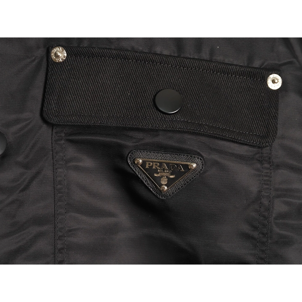 Prada flip-pocket down jacket,Prada