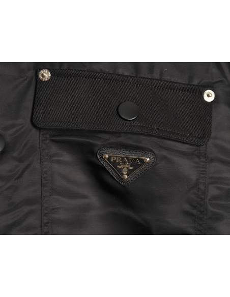 Prada flip-pocket down jacket,Prada