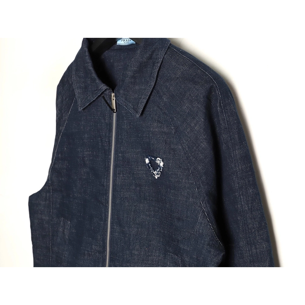 Prada denim puffer jacket,Prada