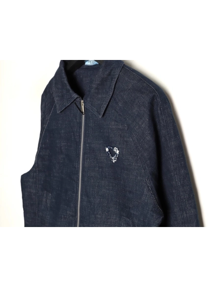 Prada denim puffer jacket,Prada