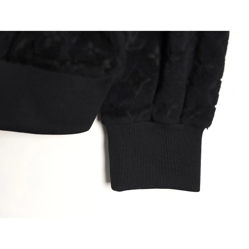 Louis Vuitton monogram print terry cloth zip-up jacket TSK1,Louis Vuitton