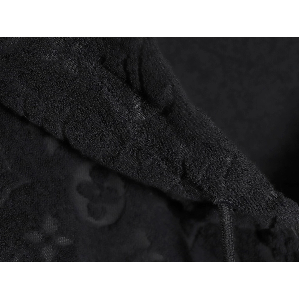 Louis Vuitton monogram print terry cloth zip-up jacket TSK1,Louis Vuitton