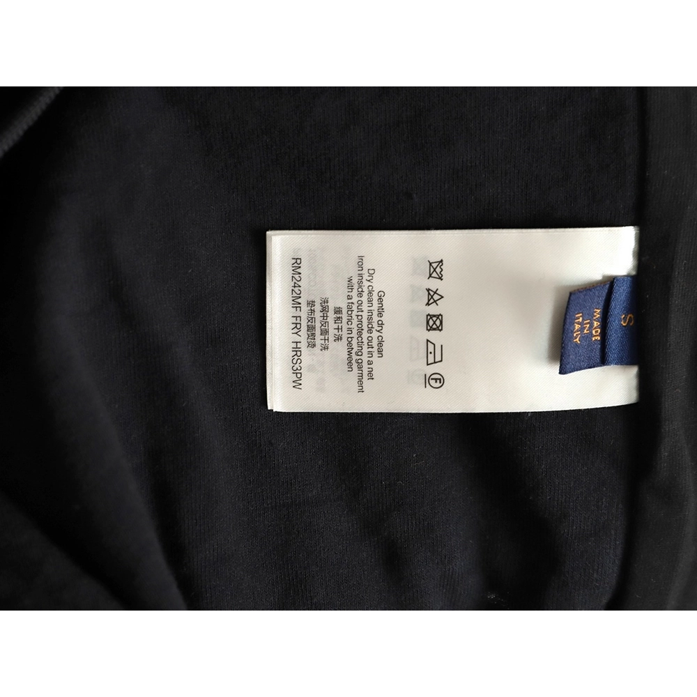 Louis Vuitton monogram print terry cloth zip-up jacket TSK1,Louis Vuitton