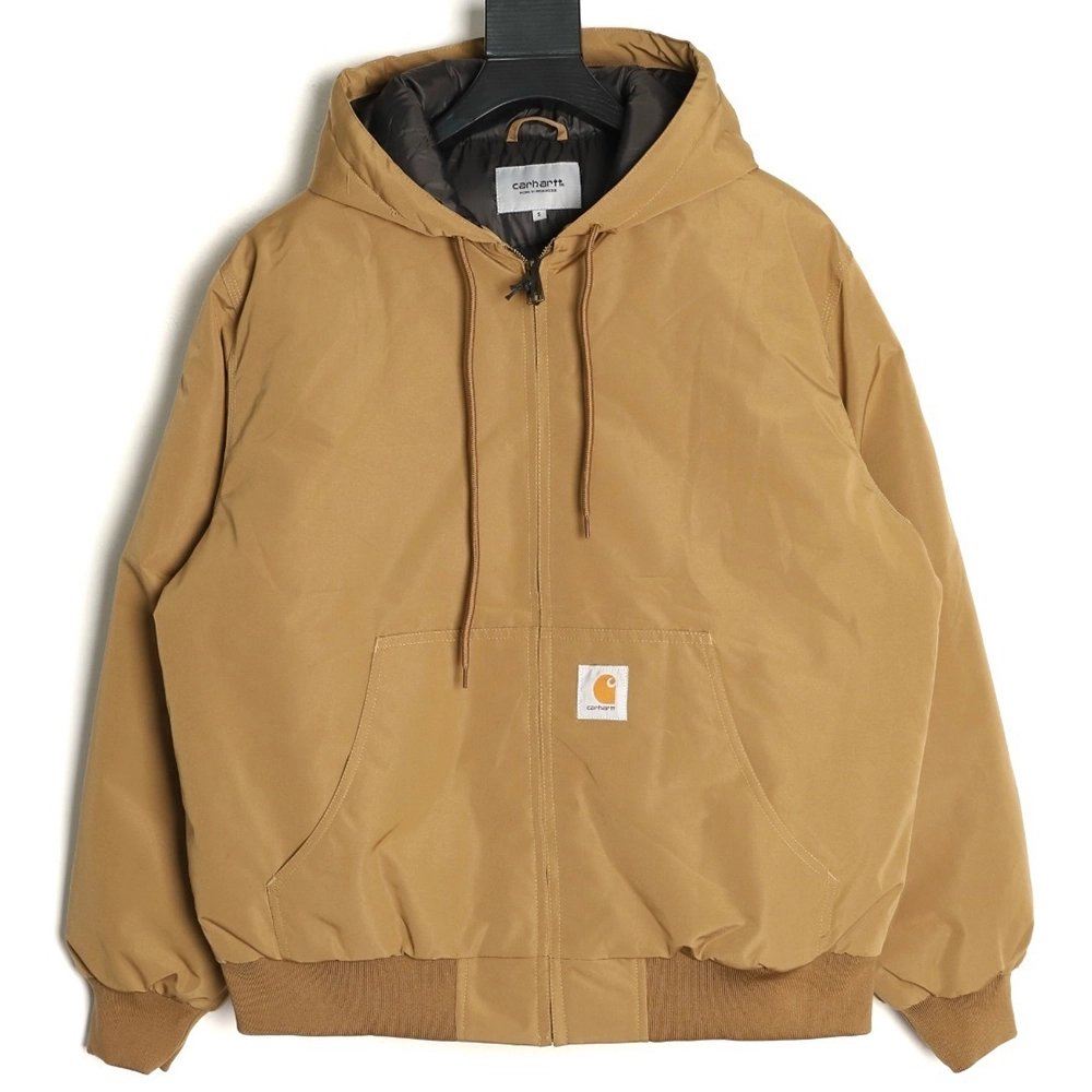 Carhartt WIP Logo Hooded Zip-Up Jacket,carhartt