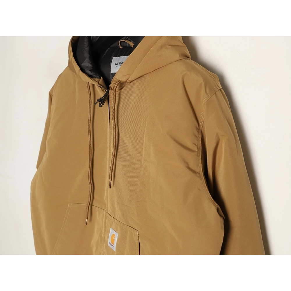 Carhartt WIP Logo Hooded Zip-Up Jacket,carhartt