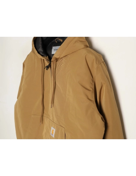 Carhartt WIP Logo Hooded Zip-Up Jacket,carhartt