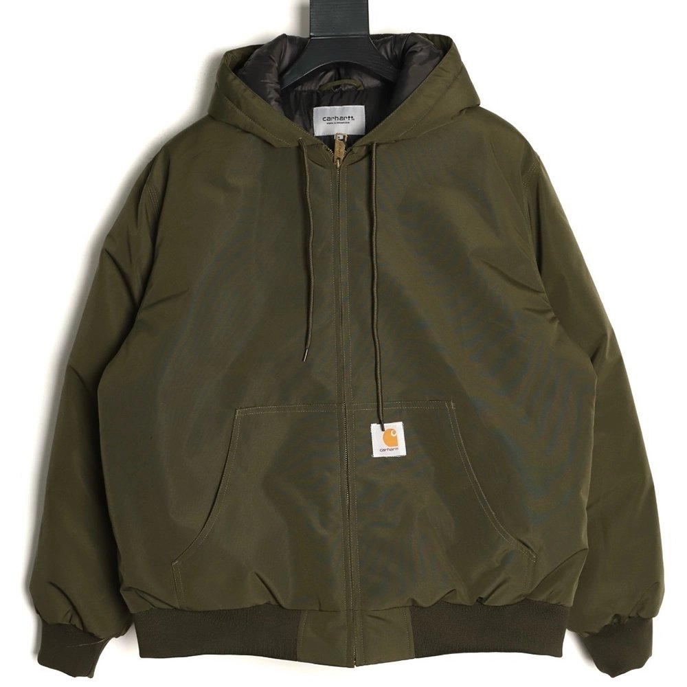 Carhartt WIP Logo Hooded Zip-Up Jacket TSK1,carhartt