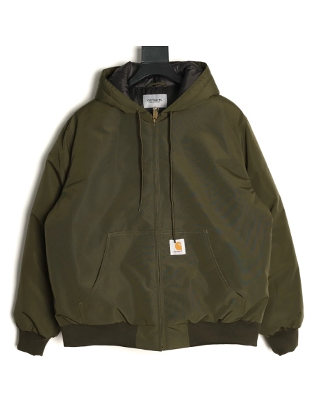 Carhartt WIP Logo Hooded Zip-Up Jacket TSK1,carhartt