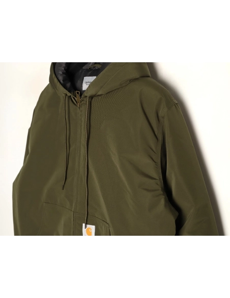 Carhartt WIP Logo Hooded Zip-Up Jacket TSK1,carhartt