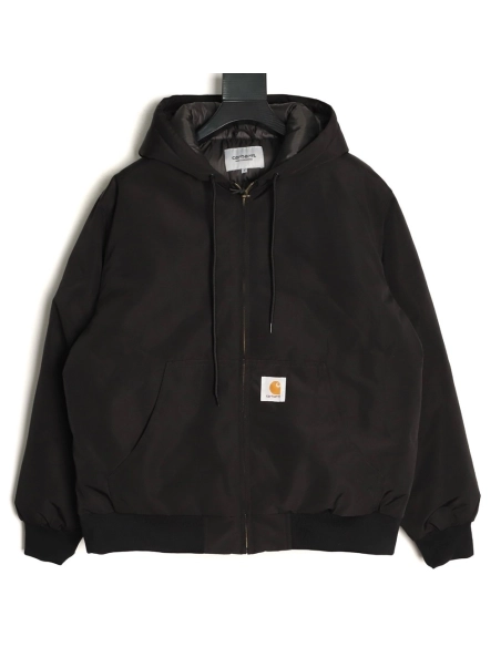 Carhartt WIP Logo Hooded Zip-Up Jacket TSK2,carhartt
