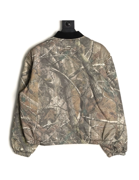 Supreme Detachable Zippered Sleeve Flight Jacket Vest Two-in-One Coat,Supreme