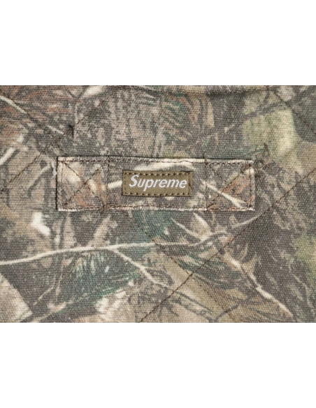 Supreme Detachable Zippered Sleeve Flight Jacket Vest Two-in-One Coat,Supreme