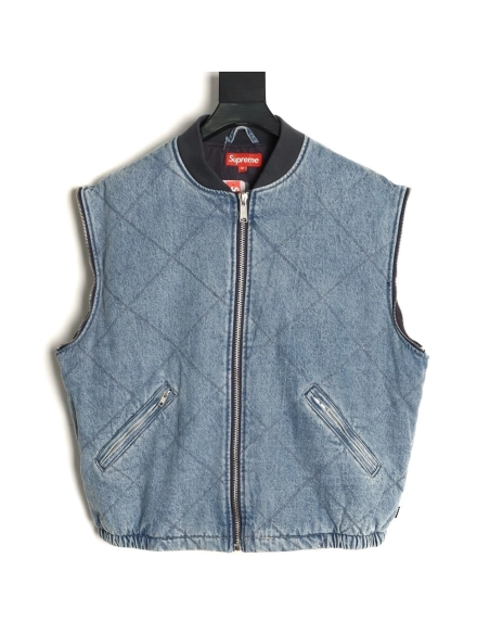 Supreme Detachable Zippered Sleeve Flight Jacket Vest Two-in-One Coat TSK1,Supreme