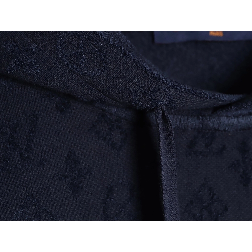 Louis Vuitton jacquard patchwork knit hoodie,Louis Vuitton
