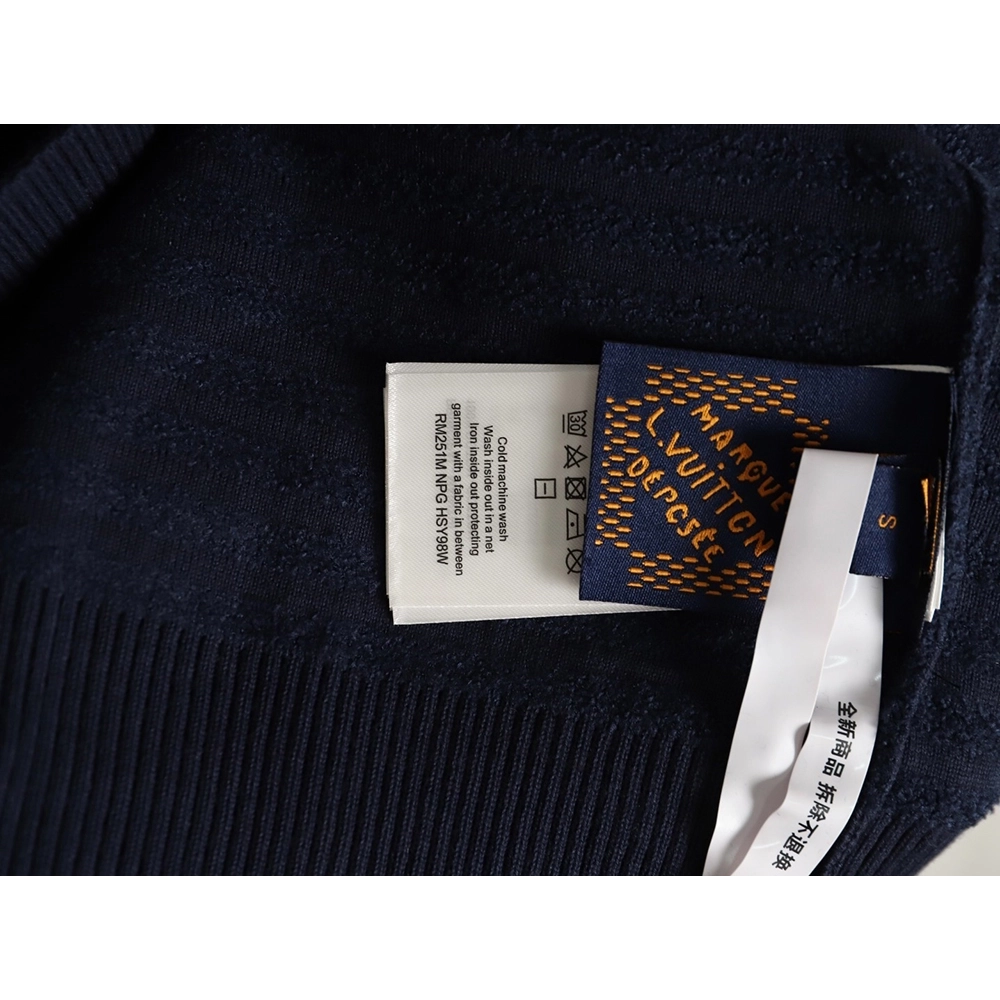 Louis Vuitton jacquard patchwork knit hoodie,Louis Vuitton