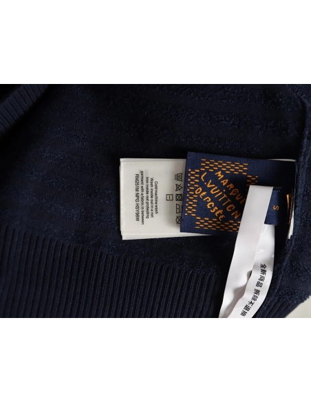 Louis Vuitton jacquard patchwork knit hoodie,Louis Vuitton