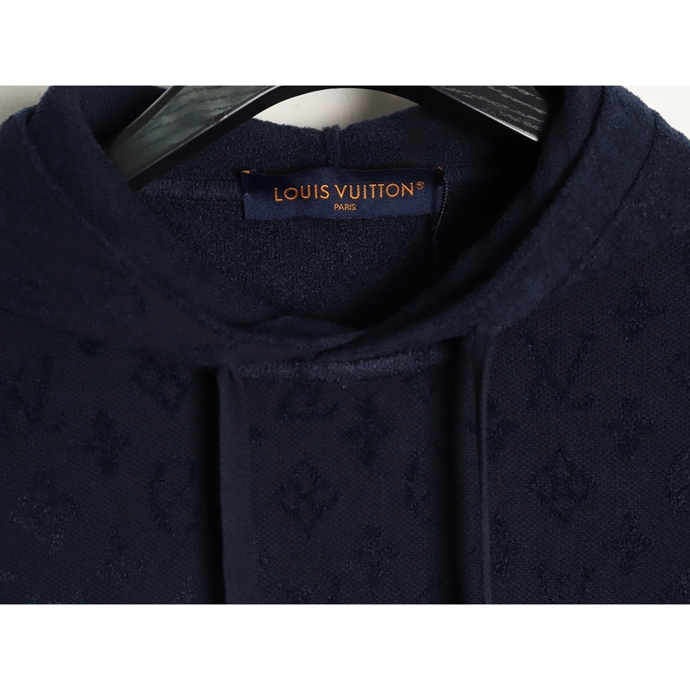 Louis Vuitton jacquard patchwork knit hoodie,Louis Vuitton