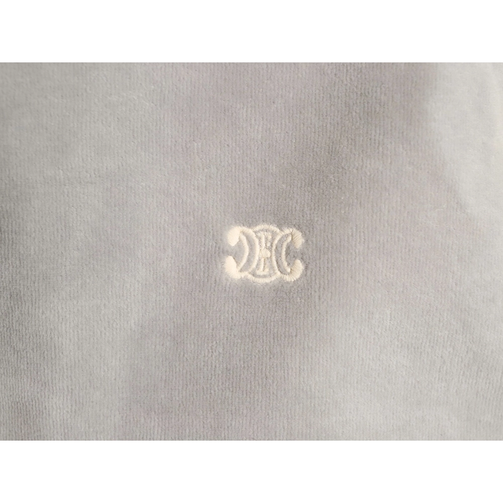 Celine Arc de Triomphe Embroidered Striped Jacket,Celine