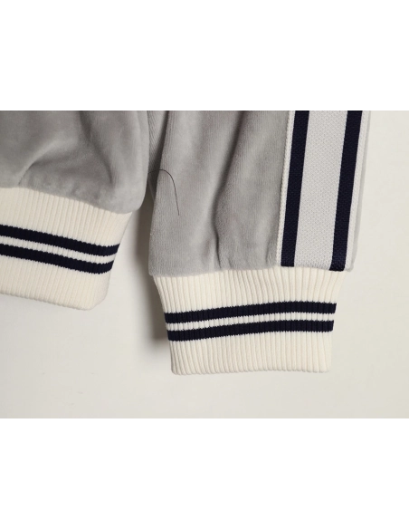 Celine Arc de Triomphe Embroidered Striped Jacket,Celine