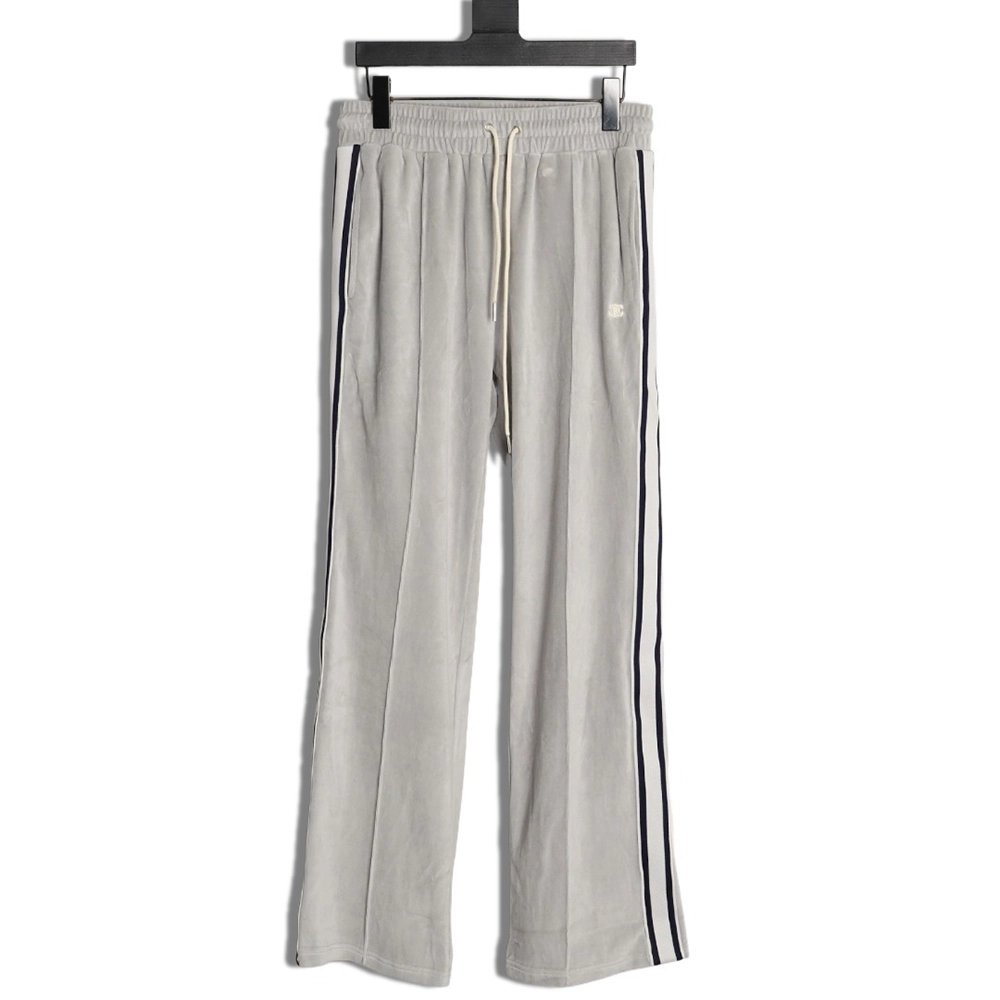 Celine Arc de Triomphe Embroidered Striped Trousers,Celine