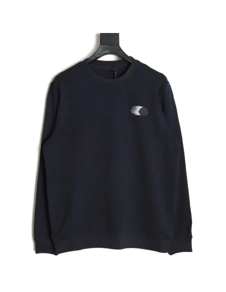 Moncler Phantom Faded Logo Crew Neck Sweatshirt,Moncler