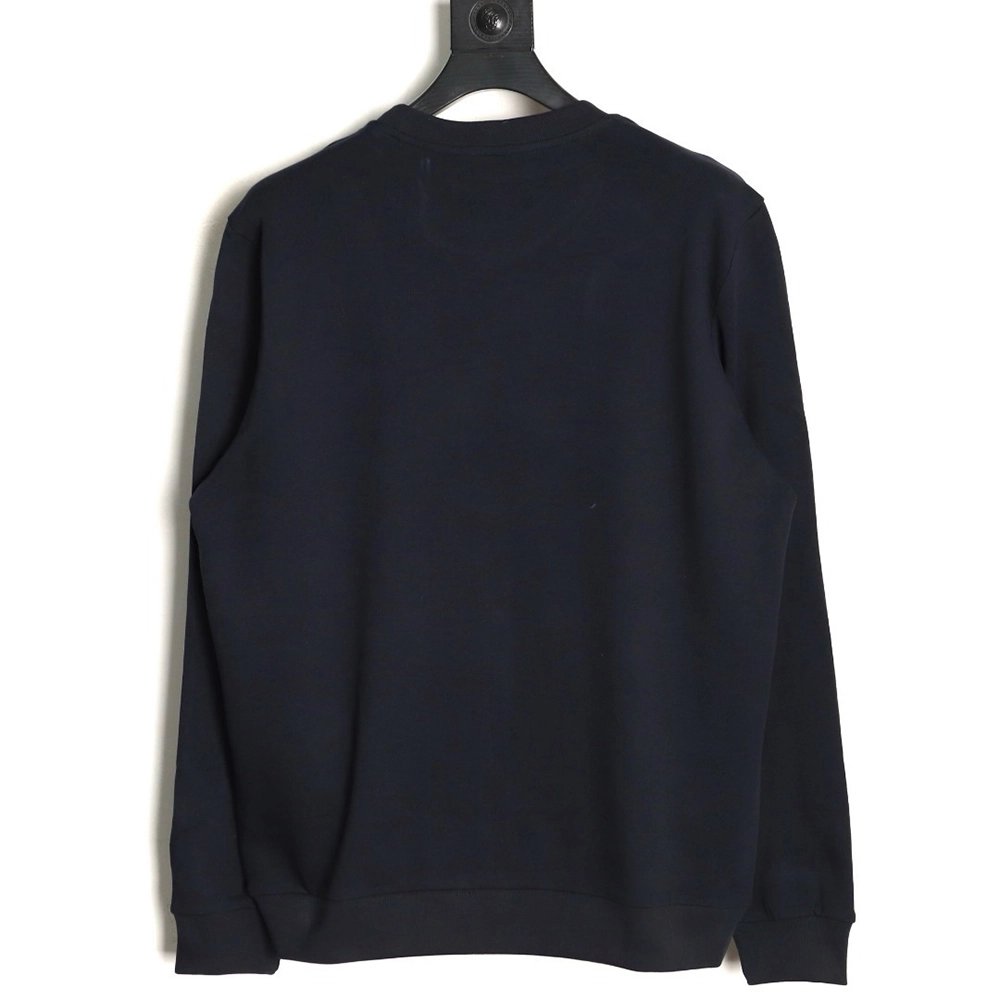 Moncler Phantom Faded Logo Crew Neck Sweatshirt,Moncler