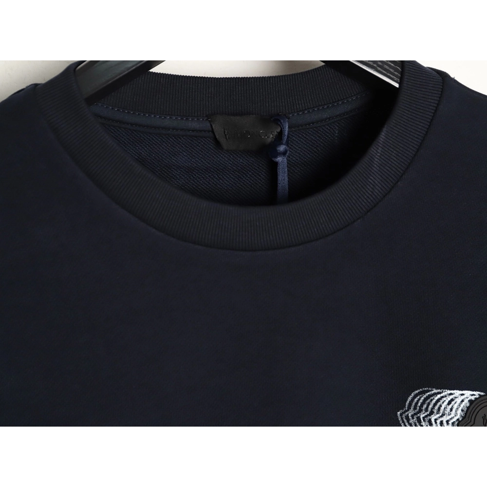 Moncler Phantom Faded Logo Crew Neck Sweatshirt,Moncler