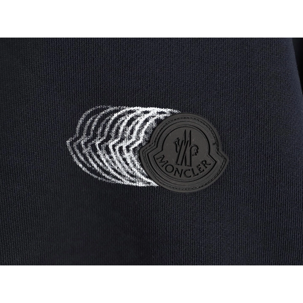 Moncler Phantom Faded Logo Crew Neck Sweatshirt,Moncler